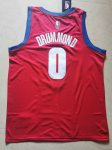 Maillot de Basket #0 Drummond Pistons 19-20 City Brodé